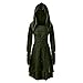 Produktbild YEBIRAL Damen Langarm mit Kapuze Mittelalter Kleid bodenlangen Cosplay Dress Age Mittelalter Kleidung Große Größen Renaissance Halloween Party Kostüm Karneval Weihnachten Kleider