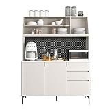 mensole tavolo consolle mobile buffet multifunzionale con foro credenza credenza cucina domestica lastra in marmo controsoffitto portico armadietto per sala da pranzo armadio sogg