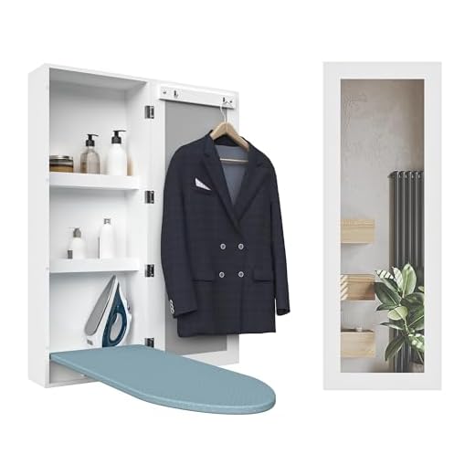 10 Space-Saving Fold-Down Ironing Boards for Co-Living UK 8 Wall-Mounted Ironing Cabinet with Brackets