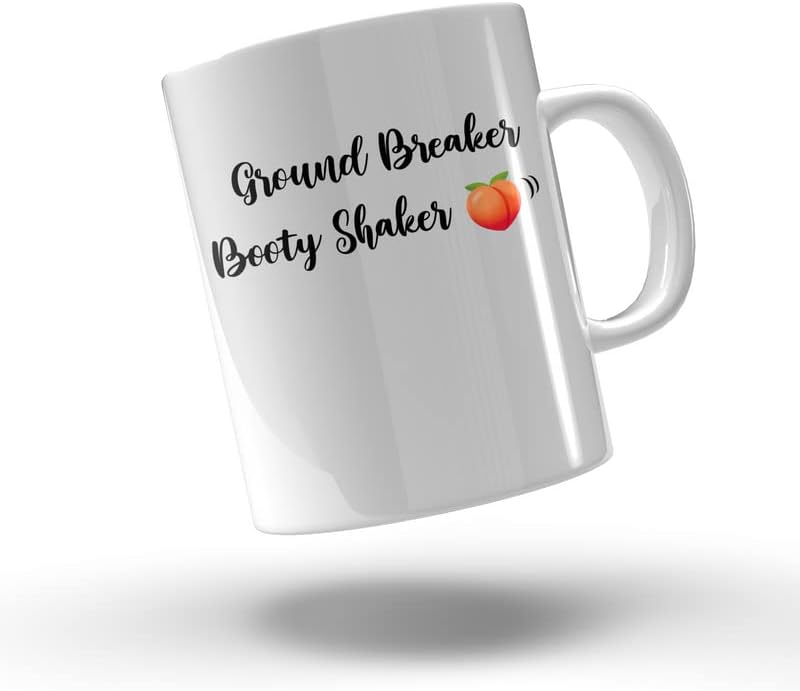 Aries Black White Ceramic Coffee/Tea Mug 350 ml | Ground Breaker Booty Shaker Perfect for Gifting