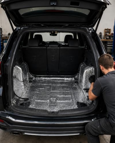 Image of Car Sound Deadening Mat - 80mil Butyl Automotive Sound Deadener, 10sqft