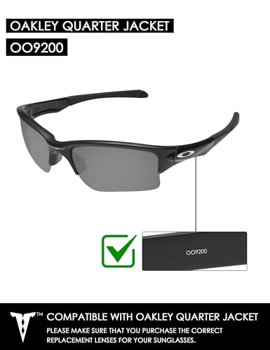 Image of ToughAsNails Polarized Replacement Lenses for Oakley Quarter Jacket OO9200 Sunglasses - More Options