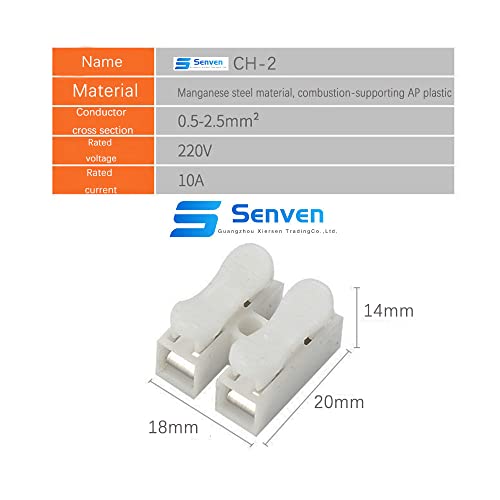Senven®Morsettiera Terminale a Molla Rapida 68pcs