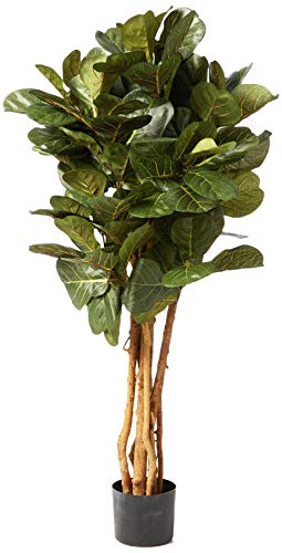 image for Nearly Natural 4ft. Fiddle Leaf Fig Artificial Tree, Green, 48 in