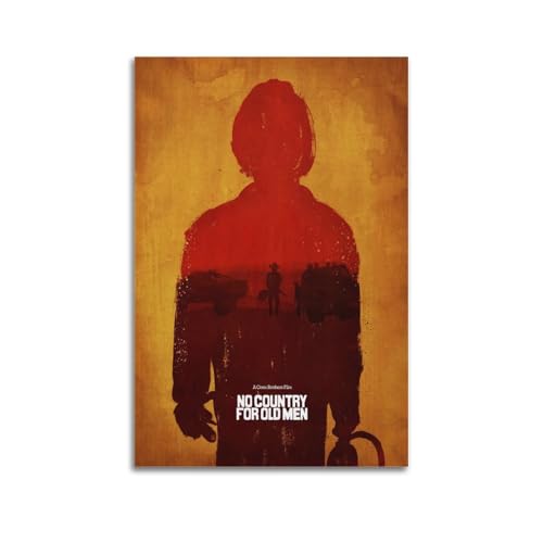 oksdjhrnn No Country for Old Men Poster Decorative Canvas Poster Wall Art Decor Living Modern Family Bedroom Decoration Poster 08x12inch(20x30cm) Unframe-style