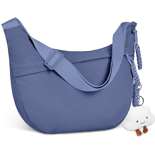Aucuu Crossbody Bolso de Nylon, Bolsos Bandolera Moda Bolso para Mujer, Bolsos Cruzados con Cremallera, Correa Ajustable, Múltiples Bolsillo, para Compras Colegio Trabajar Viajar Aucuu Crossbody Bolso de Nylon, Bolsos Bandolera Moda Bolso para Mujer, Bolsos Cruzados con Cremallera, Correa Ajustable, Múltiples Bolsillo, para Compras Colegio Trabajar Viajar
