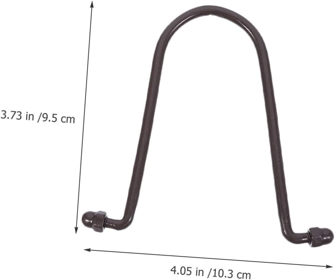 BESPORTBLE Sturdy Metal Rain Chain Adapter Hooks 2 -Mounted Gutter Clips for Rain Chain Drainer