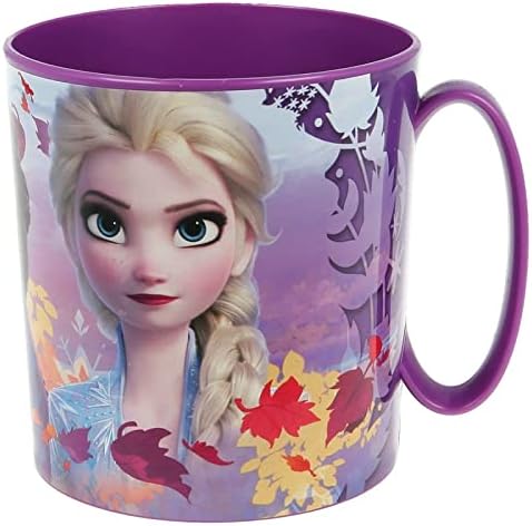 Kids Character Licence Mug 350ML Drinking Re-Usable Plastic Cup Microwave Safe (Disney Princess)