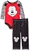 Disney Baby Boys' 2-Piece Mickey Mouse Pant Set with 3d Knee Patches