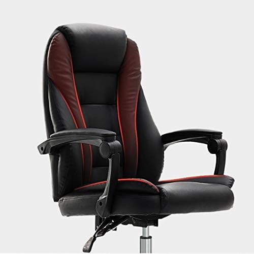 Miniatura 3 de Ergonomic High Back Bonded Leather Executive Chair with Flip Up Arms and Lumbar Support, Black(Style 1)