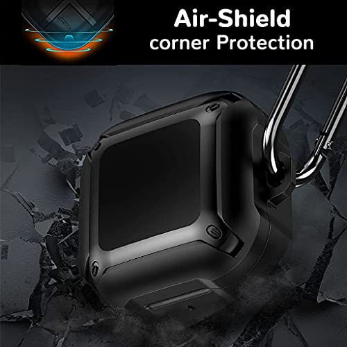 Image of Verilux Heavy Duty Earphone Case Compatible with Samsung Galaxy Buds Pro. Buds Live 2020,Hard Shell 3D Luxury Bumper Protective Shockproof Earbuds Wireless Charging Case Cover Skin (Blue