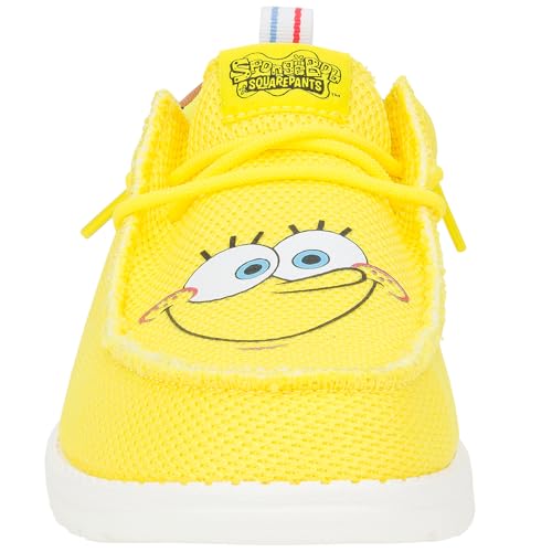 Image of HEYDUDE X Spongebob, Men's Slip-on Loafers, Comfortable & Light-Weight