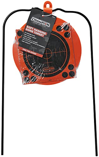 Cible gong à suspendre Champion Centerfire auto-cicatrisante pour stand de tir