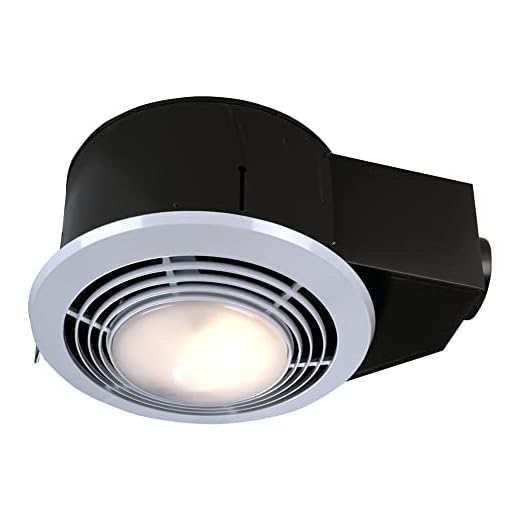 Broan-Nutone QT9093WH Heater, Fan, and Light Combo for Bathroom and Home, 4.0 Sones, 1500-Watt Heater and 100-Watt Light, 110 CFM