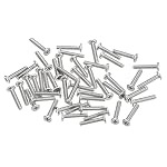 sourcing map – sourcing map M1.6-0.35 x 8mm Phillips Flachkopfschrauben 100