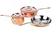 Mauviel M'heritage M250B 5-piece 2.5mm Copper Cookware Set with Bronze Handles