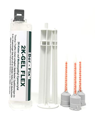 Ber-Fix 2K-Gel Flexibel 2K-Kleber auf Cyanacrylatbasis industriekleber extra Spaltfüllet