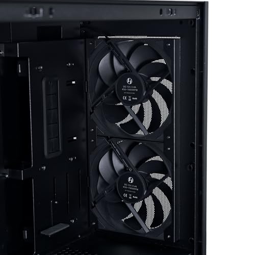 Image of Lian Li LANCOOL 207 Digital ATX Computer Case w /Integrated LCD Screen, Mesh-Centric Panels Mid-Tower PC Case w / 2 x 140x40x30mm PWM Fans, 2 x 140mm Fans Pre-Installed, Side or Rear-Mount PSU
