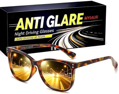 Myiaur Polarized Night Vision Driving Glasses for Women