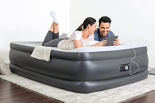SLEEPLUX Durable Inflatable Air Mattress with Built-in Pump, Pillow and USB Charger, 22" Tall Queen by SLEEPLUX - Image 8