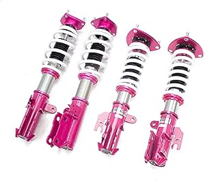 Godspeed MSS0860-D MonoSS Coilover Lowering Kit, Fully Adjustable, Ride Height, Spring Tension And 16 Click Damping, compatible with Toyota Avalon (XX20) 2000-04