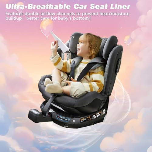 Image of Piddle Pads, Multi-use and Leak Free Lines for Baby Stroller, High Chair & Car Seat, Waterproof Toilet Training Seat Covers for Toddles (Pink Rainbow,(1 Pack))