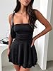 Women Sexy Tube Top Silk Dress Strapless Ruched Wa... #3