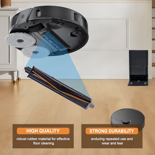 TriCut Hauptbürste für Dreame X40 Ultra, X30 Ultra, X40 Master, L40 Ultra, L10s Pro Ultra, L10 Ultra, L20 Ultra Staubsauger, Rollbürste zur Haarentfernung