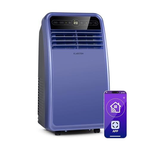 Klarstein Metrobreeze New York Smart 7k - Aire Acondicionado Portátil 7000 BTU, 21-34 m², Control App & WiFi, Ventilador 3 Velocidades, Deshumidificad...