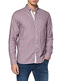 Nicht zutreffend Tommy Hilfiger Herren Melange Dobby Shirt Hemd, Deep Rouge, M