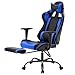 Managerial and Executive Office Chair Gaming Chair High-back Computer Chair Ergonomic Design Racing Chair w/Lay Flat Function