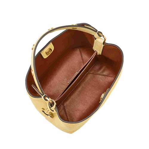 Fossil Jessie Leder oder Polyurethan Handtasche für Damen Braun Beige 18.41L cm x12.7W x17.78 H cm – Ansicht 2