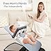 iGRATENS Baby Bjorn Bouncer Toy Bar, Toy Bar for Baby Bouncer Bliss and Balance Soft with 3 PCS Cute Sensory Toys, Easy to Attach and Remove, Skin -Friendly, Machine Washable, Black and White, Soft