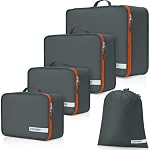 Cipway Packing Cube for Travel Suitcase 5 Set Grey