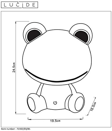 LUCIDE 71592/03/85 Lampada da Tavolo, ABS, LED