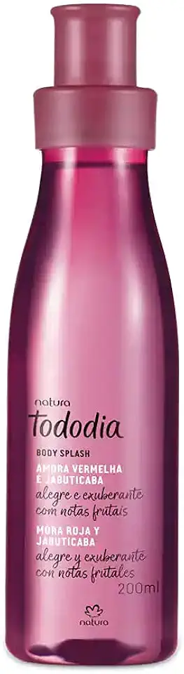Body Splash Desodorante Colônia Tododia Amora Vermelha e Jabuticaba - 200ml