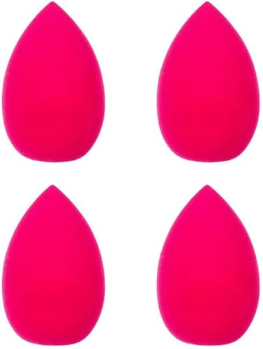 4-Pack Makeup Beauty Blender Sponge Set — HOT PINK
