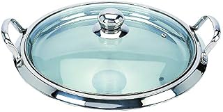Chef's Secret 35762 Stainless-Steel 5-Ply Griddle with Glass Lid, One Size