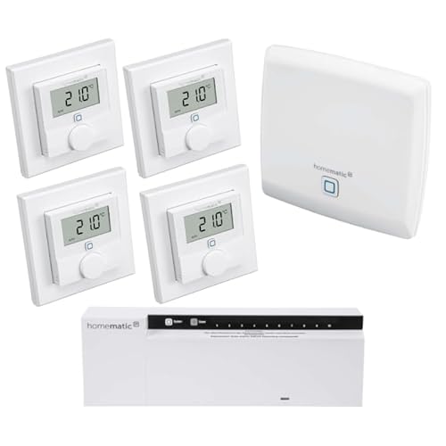 Homematic IP by ThermoFLUX Set Steuerung Fußbodenheizung - 10-fach | HmIP-EK-3 Homematic IP by ThermoFLUX Set Steuerung Fußbodenheizung - 10-fach | HmIP-EK-3