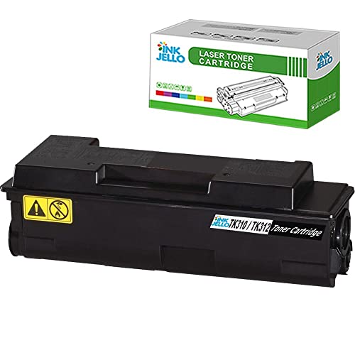 Image of InkJello Compatible Toner Cartridge Replacement for Kyocera FS-2000D FS-2000dn FS-3900DN FS-4000DN TK310 (Black, 1-Pack)