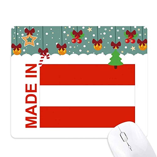 Tapis de souris de Noël en caoutchouc d'Autriche pour ambiance de télétravail