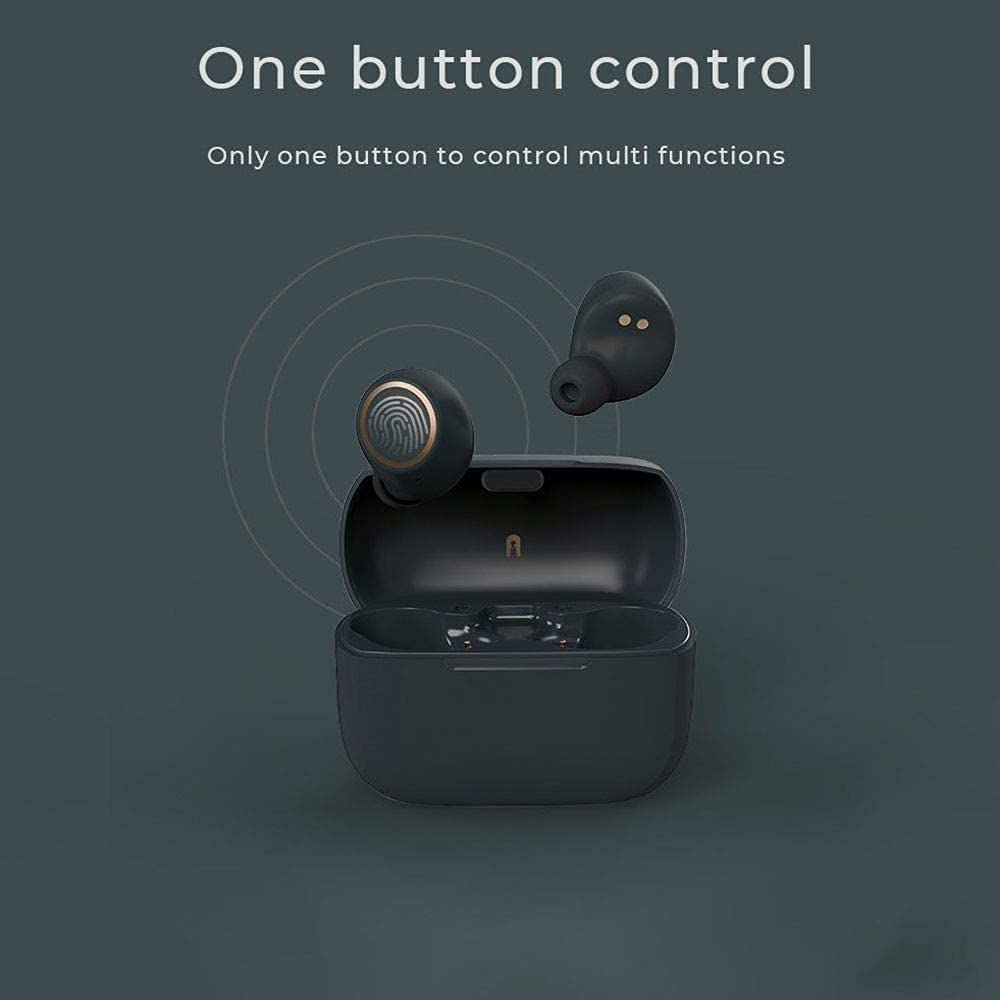 sans Fil Oreillettes, Bluetooth 5. 0 Casque étanche écouteurs, écouteurs Intra- Auriculaires avec Micro, la réduction du Bruit et Cas de Charge