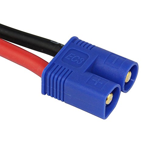 Oliyin 3Pcs Male Ec3 To Female Xt60 Xt-60 Connector Adapter Converter Cable 14Awg 1.96In For Rc Lipo Battery(Pack Of 3) #TOP4