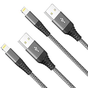 iPhone Charger Cable, Lightning Cable 2Pack 10FT/3M Extra Long iPhone Charger Braided iPhone Cable Fast Charging Cable…