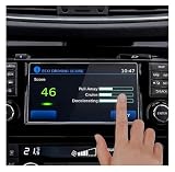 Sqnbra protector navegación GPS Para Nissan Para Qashqai J11 Para X-trail T32 2015-2018 Interiores Película Pantalla GPS Navegación Coche Protector Pantalla Vidrio Templado