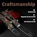 WELAIYOOUQ Guitar Strap, Stylish Adjustable Guitar Straps for Acoustic/Bass/Electric Guitar, Double Vegetable Tanned Cowhide on End, with Free Strap Button, 1 Pair Strap Locks and 4 Guitar Picks