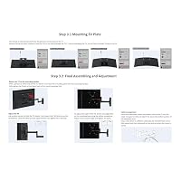 Amazon Basics TV-Wandhalterung, Voll Beweglich, Schwenk-/Neigbare TV-Halterung für Flache/Gebogene Fernseher/Monitore 12–40 Zoll bis 36kg, TV-Halterung, Max. VESA 200mm x 200mm, Schwarz – Ansicht 9