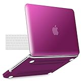 Vorherige Generation MacBook Pro 33 cm mit CD-ROM Ultra Slim glatte Oberfläche gummiert Kunststoff Hartschale Schutzhülle & Tastatur Cover.