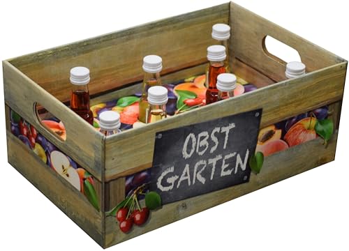 Obstgarten mit Obstlikör · Geschenkidee für Männer und Frauen mit Alkohol · 8 x Obst-Likör · Hochwertige Geschenkbox (Obstgarten 70)