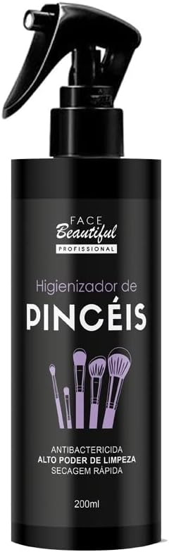 Higienizador de Pincéis Face Beautiful 200ml